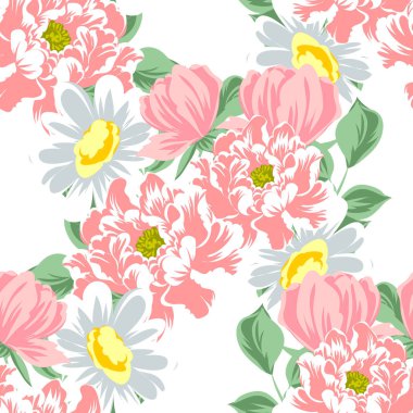 Kusursuz çiçek deseni