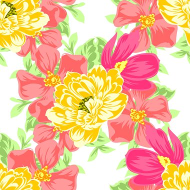 Kusursuz çiçek deseni