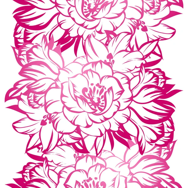 Modèle floral sans couture — Image vectorielle