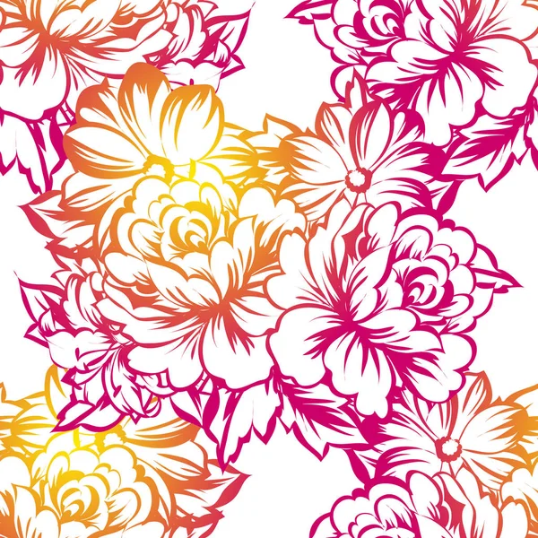 Seamless floral pattern — Stock Vector