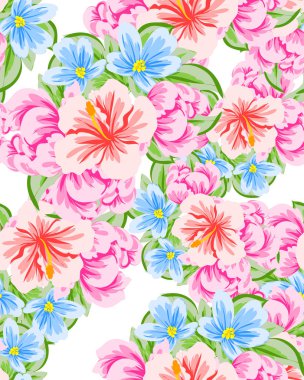 Kusursuz çiçek deseni