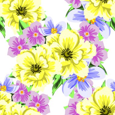 Kusursuz çiçek deseni