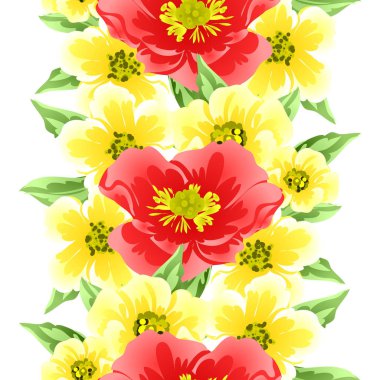 Kusursuz çiçek deseni