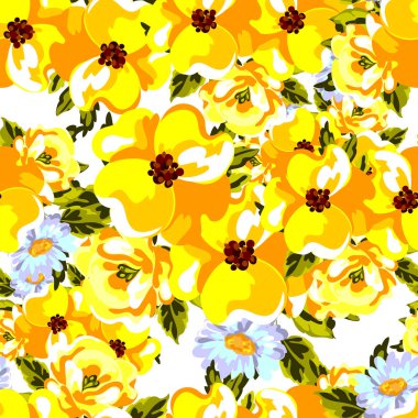 Kusursuz çiçek deseni