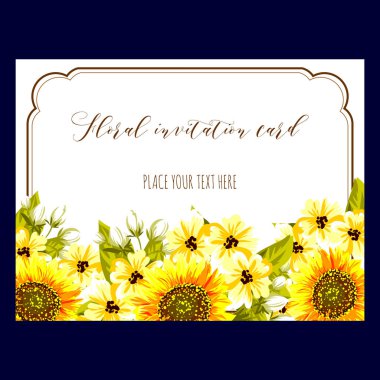 İhale çiçek davetiye