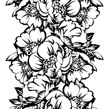 Kusursuz çiçek deseni