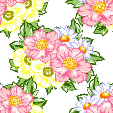 Kusursuz çiçek deseni