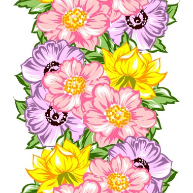 Kusursuz çiçek deseni