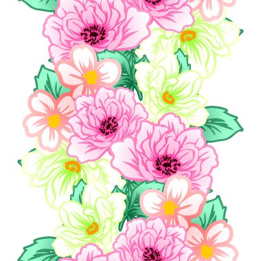 Kusursuz çiçek deseni