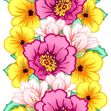 Kusursuz çiçek deseni