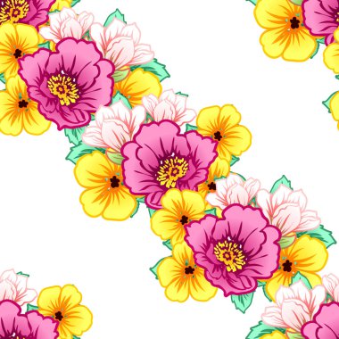 Kusursuz çiçek deseni