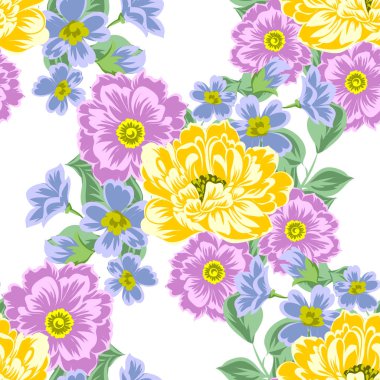 Kusursuz çiçek deseni