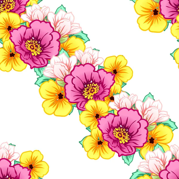 Kusursuz çiçek deseni