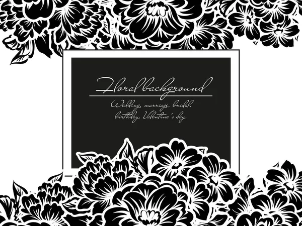 Vintage çiçek davetiye