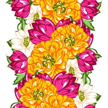 Kusursuz çiçek deseni