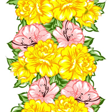 Kusursuz çiçek deseni