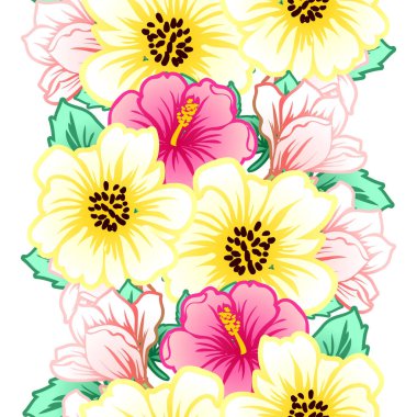 Kusursuz çiçek deseni