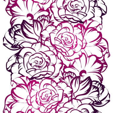 Kusursuz çiçek deseni