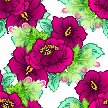 Kusursuz çiçek deseni