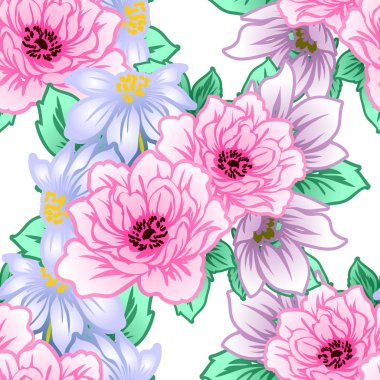 Kusursuz çiçek deseni