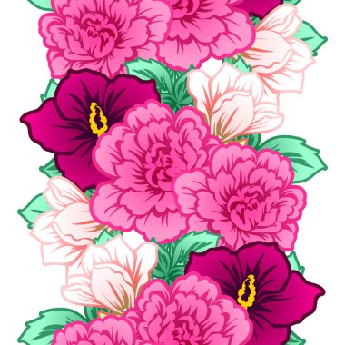 Kusursuz çiçek deseni