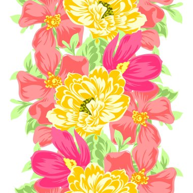 Kusursuz çiçek deseni