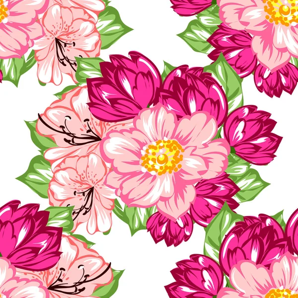 Kusursuz çiçek deseni