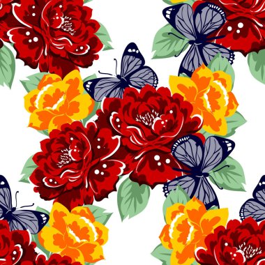 Kusursuz çiçek deseni