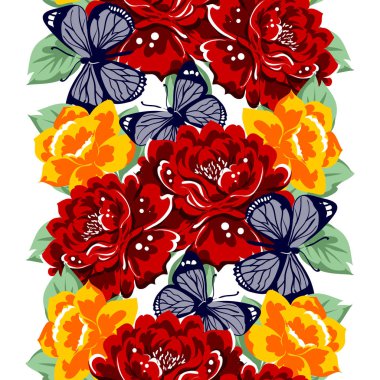 Kusursuz çiçek deseni