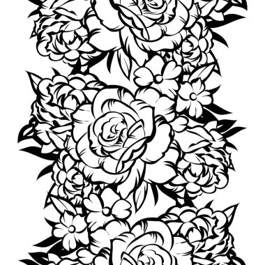 Kusursuz çiçek deseni