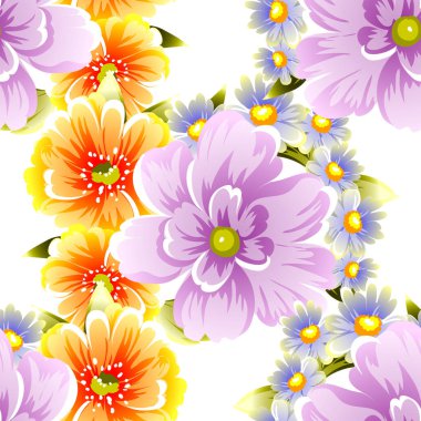 Kusursuz çiçek deseni