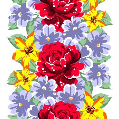 Kusursuz çiçek deseni