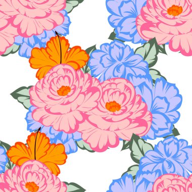 Kusursuz çiçek deseni