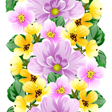 Kusursuz çiçek deseni