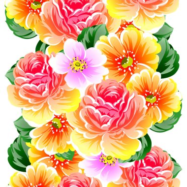 Kusursuz çiçek deseni