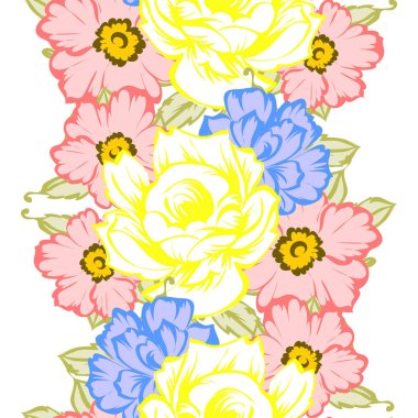 Kusursuz çiçek deseni