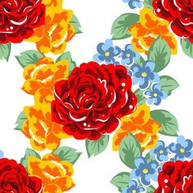 Kusursuz çiçek deseni