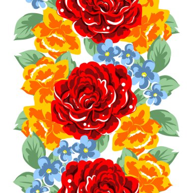 Kusursuz çiçek deseni