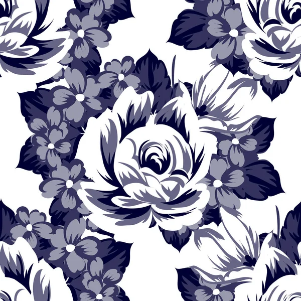 Seamless floral pattern — Stock Vector