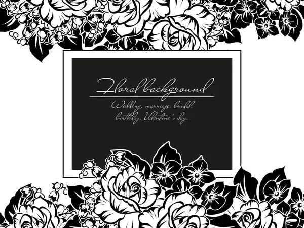 Vintage çiçek davetiye