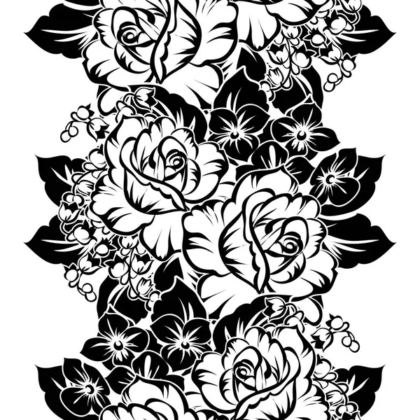 Seamless floral pattern — Stock Vector