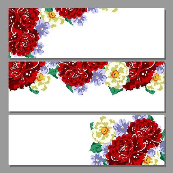 Çiçekli davetiye seti