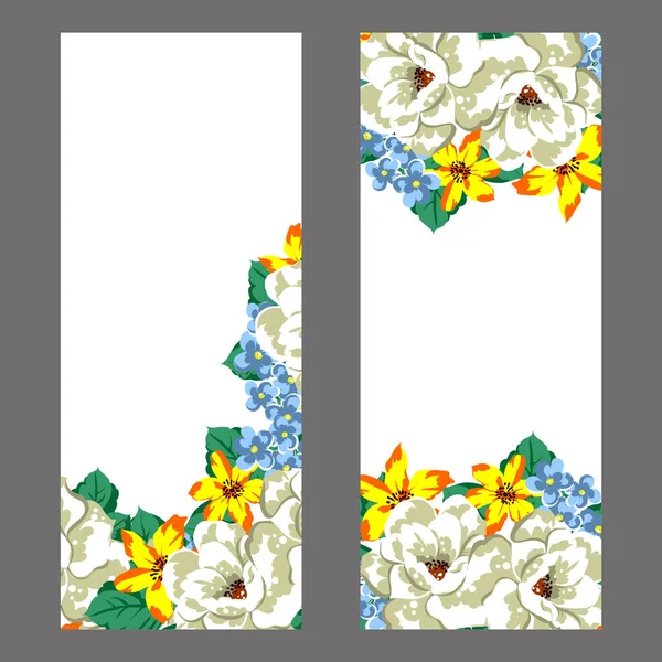 Çiçekli davetiye seti