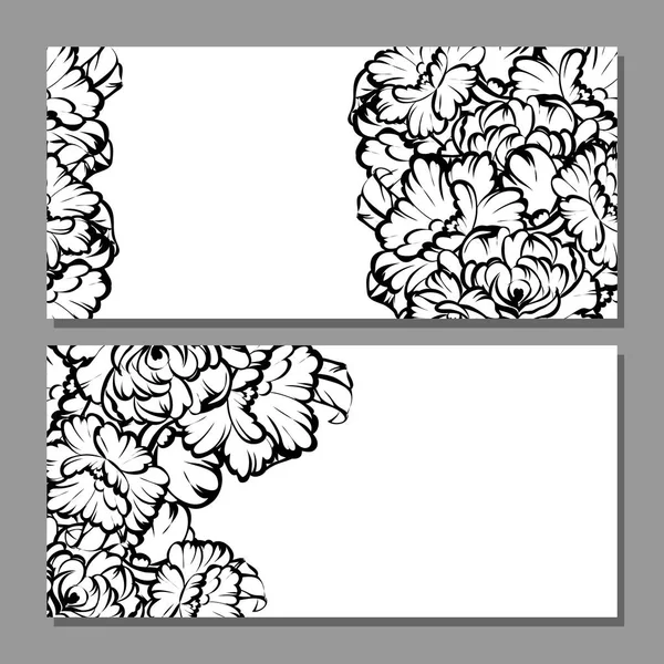 Çiçekli davetiye seti