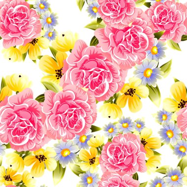 Kusursuz çiçek deseni