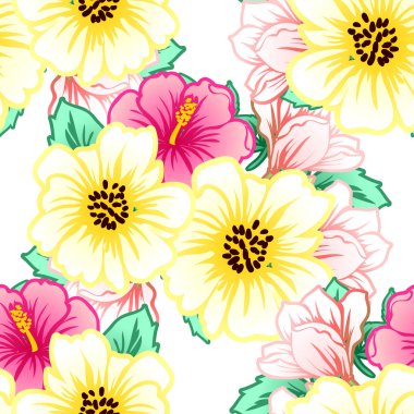 Kusursuz çiçek deseni