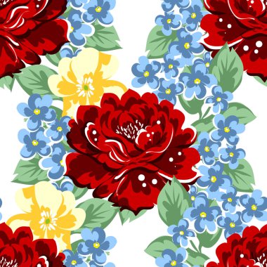 Kusursuz çiçek deseni