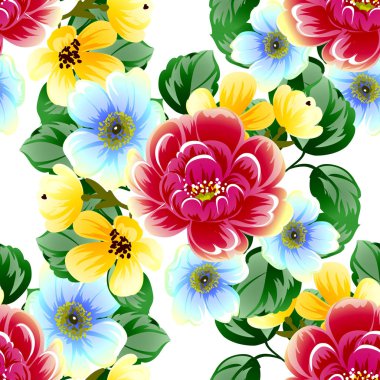 Kusursuz çiçek deseni