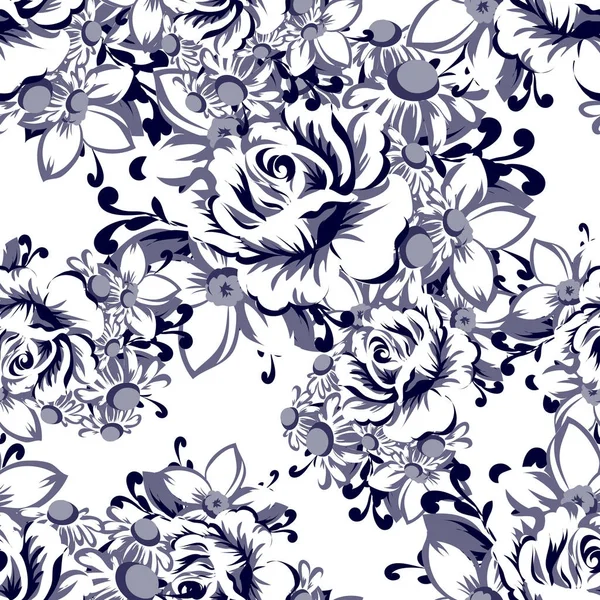 Seamless floral pattern — Stock Vector