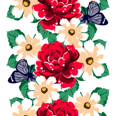 Kusursuz çiçek deseni